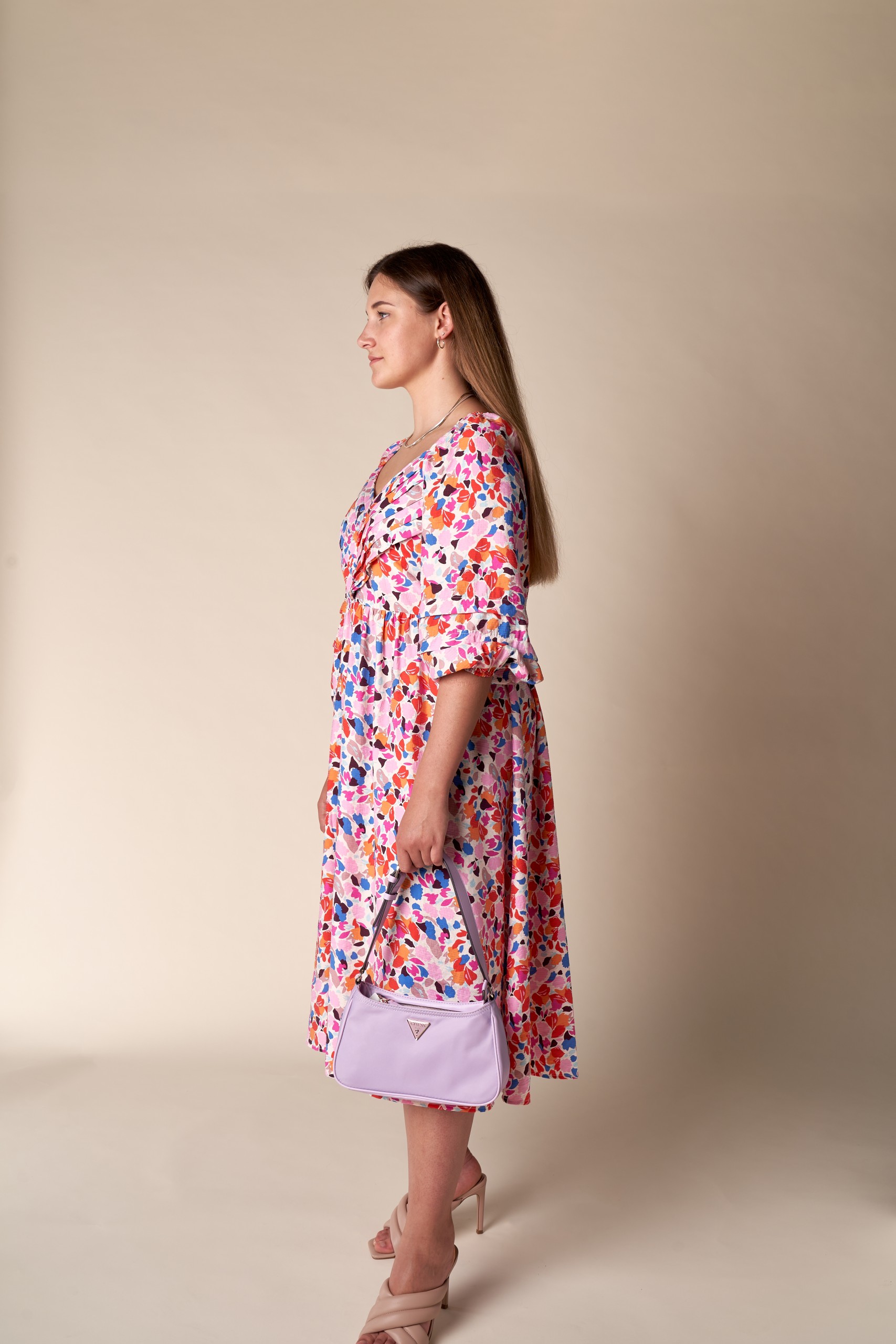 Kleid mit floralem Muster