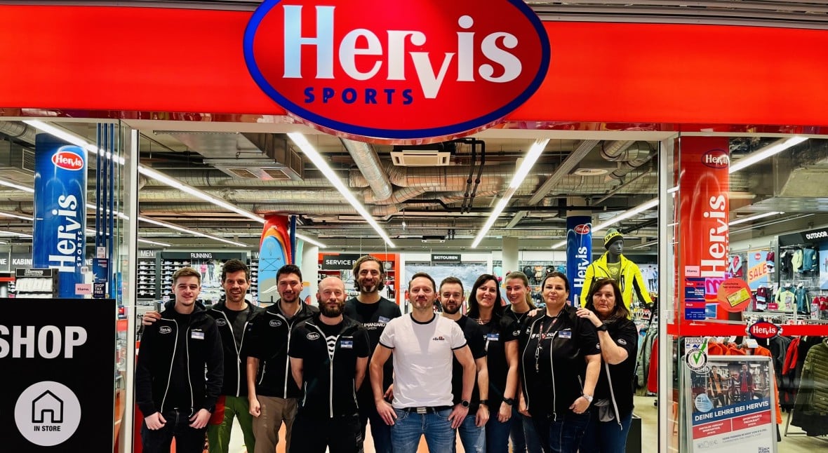 Multichannel-Sporthändler HERVIS Sports im FORUM 1 Salzburg